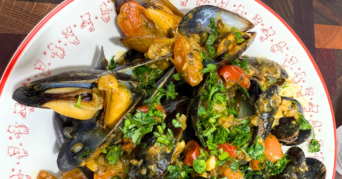 Moules à la Chermoula