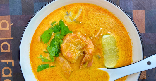 Soupe Tom Yum aux crevettes géantes 🦐
